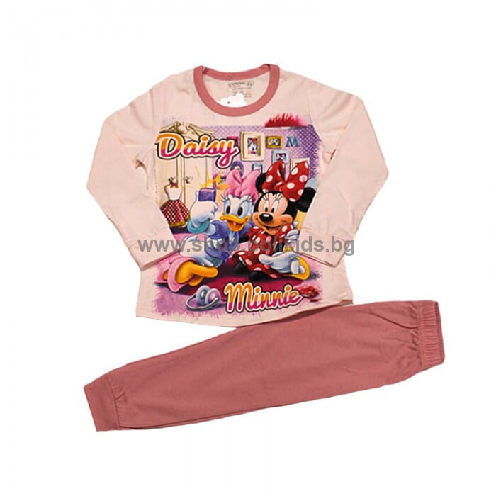 Baby M/ädchen T-Shirts Tops Minnie Mouse Langarm 100/% Baumwolle Rosa